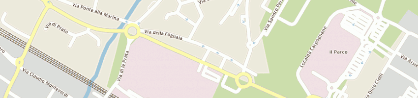 Mappa della impresa falegnameria taiti marcello e c snc a CALENZANO
