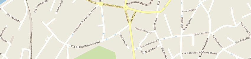 Mappa della impresa cagnetti pasquale a MERANO