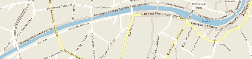 Mappa della impresa terme snc d meraner josef a MERANO