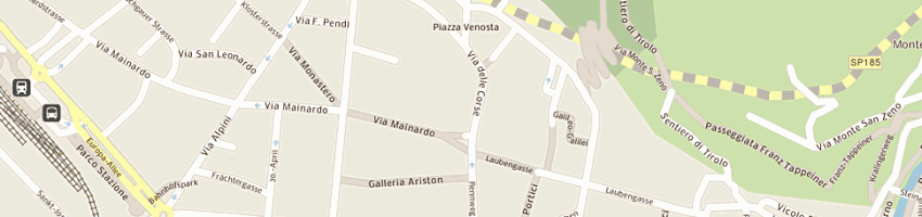 Mappa della impresa el - plan sas a MERANO