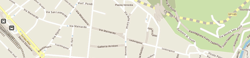 Mappa della impresa kinderland a MERANO