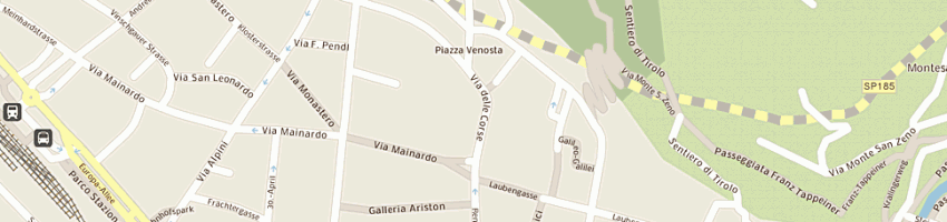 Mappa della impresa sportclub merano a MERANO