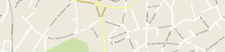Mappa della impresa harmonie project srl a MERANO