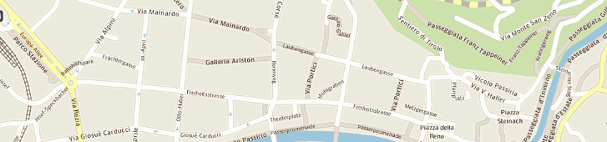 Mappa della impresa boutique gecko di wieser katrin a MERANO