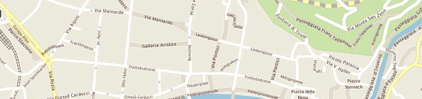 Mappa della impresa maya a MERANO