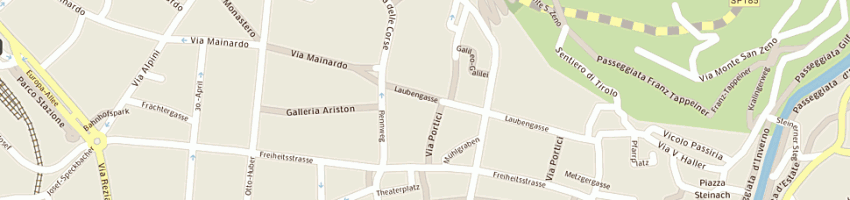 Mappa della impresa kuntner a MERANO