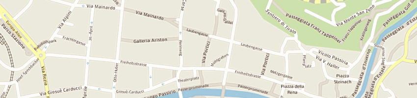 Mappa della impresa tecnoponteggi di trevisani ennio a MERANO
