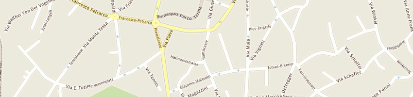 Mappa della impresa salone haarmode a MERANO