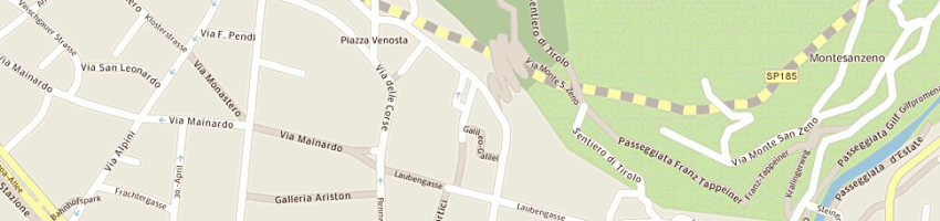 Mappa della impresa kaufleute aktiv a MERANO