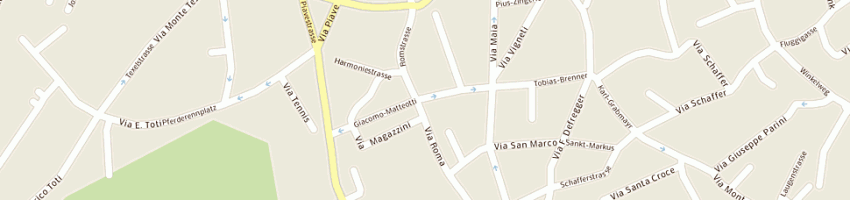 Mappa della impresa les trading srl a MERANO