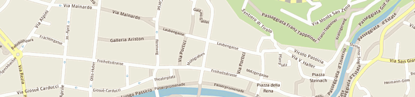 Mappa della impresa kunststube lissy di wieser franz e co snc a MERANO