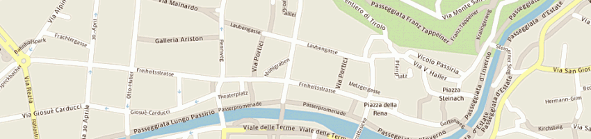 Mappa della impresa cassa di risparmio di bolzano spa a MERANO