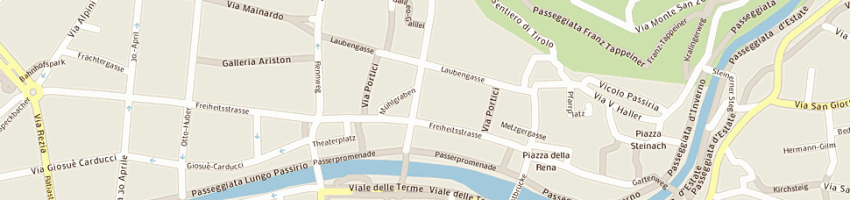 Mappa della impresa reichert a MERANO
