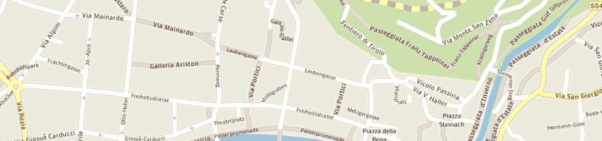 Mappa della impresa kikinger e snc a MERANO
