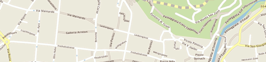 Mappa della impresa siebenfoercher gottfried srl a MERANO