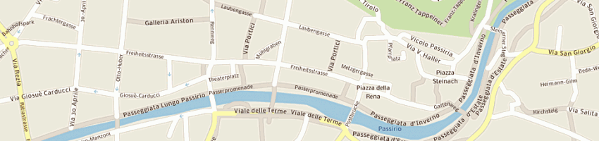 Mappa della impresa kurhaus a MERANO