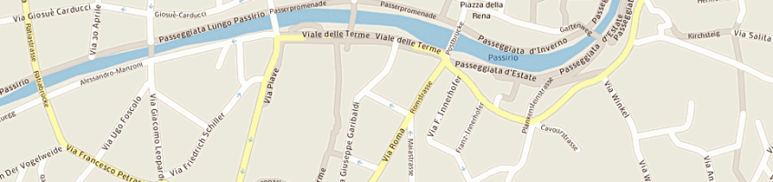 Mappa della impresa urania casa culturale popolare a MERANO