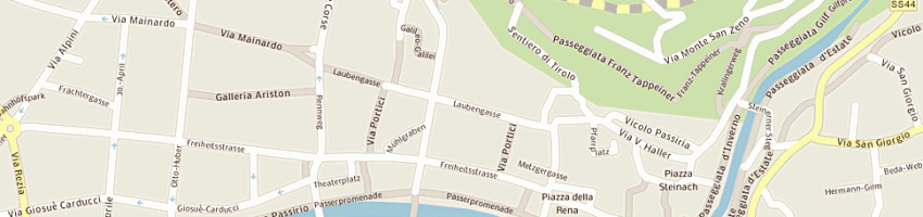 Mappa della impresa sala calzature a MERANO