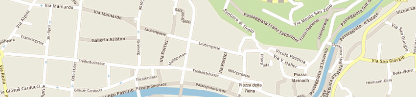 Mappa della impresa kuntner giuseppe e figli snc a MERANO