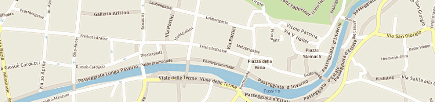 Mappa della impresa kurhaus a MERANO
