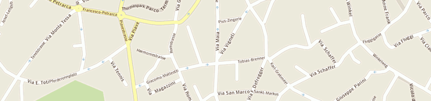 Mappa della impresa architria (sas) a MERANO