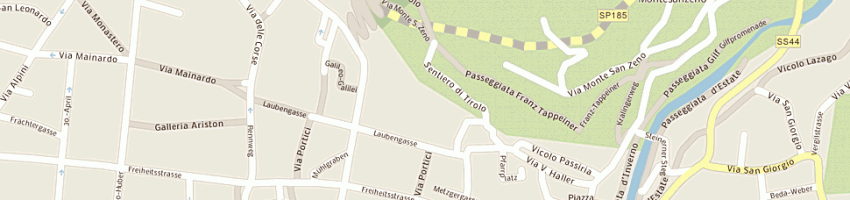 Mappa della impresa tyrolia (snc) a MERANO