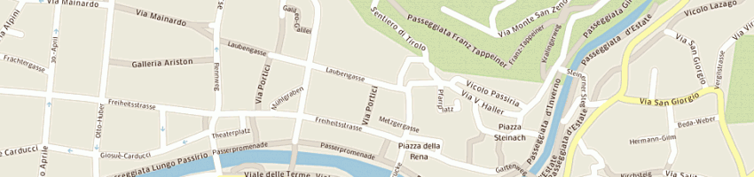 Mappa della impresa gutweniger architektur e projektmanagement a MERANO