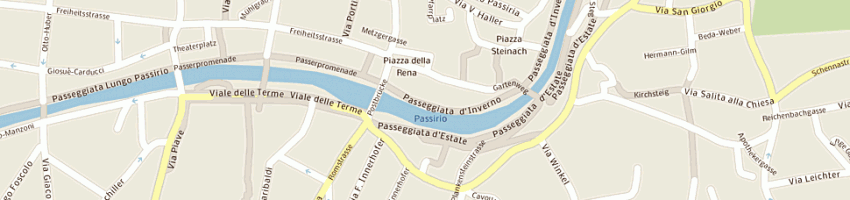 Mappa della impresa platter monika e co sas a MERANO