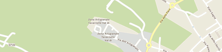 Mappa della impresa argenteria val di pesa a TAVARNELLE VAL DI PESA