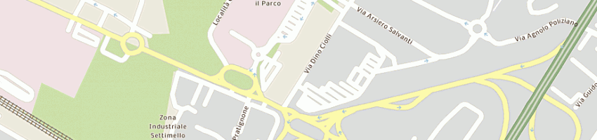 Mappa della impresa first srl a CALENZANO