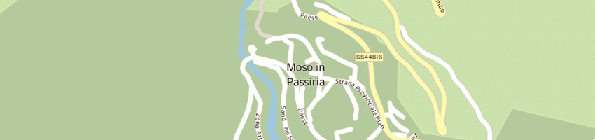 Mappa della impresa mooser schneeraeumung des gufler gilbert josef e co kg sas a MOSO IN PASSIRIA