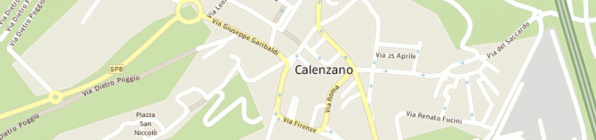 Mappa della impresa samori' e settesoldi a CALENZANO