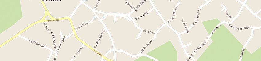 Mappa della impresa appartment haus zea curtis der herta waldner e co sas a MERANO