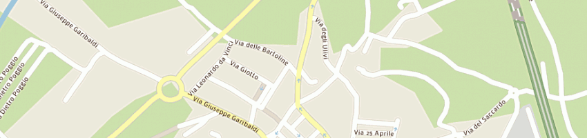Mappa della impresa f calosci srl a CALENZANO