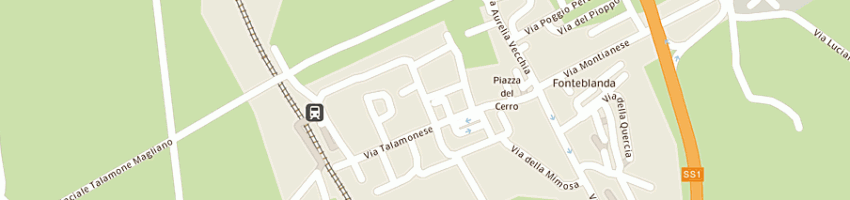 Mappa della impresa agostini mauro a ORBETELLO