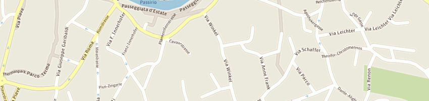 Mappa della impresa casa della vita a MERANO