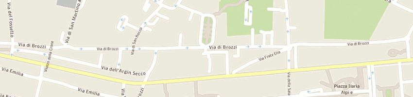 Mappa della impresa manetti carni sas di rosi rolando e c a FIRENZE