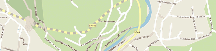 Mappa della impresa rohrer wallnofer maria theresia a MERANO