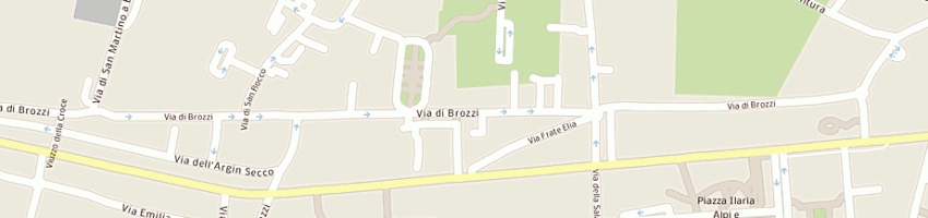 Mappa della impresa rolle soccorso verde (snc) a FIRENZE