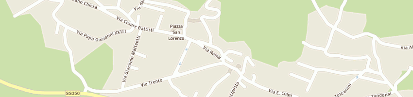 Mappa della impresa fioreria la rugiada di targher eliana a FOLGARIA