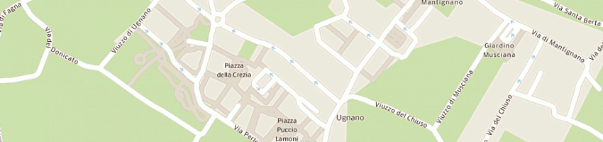 Mappa della impresa pizzeria ugnano a FIRENZE