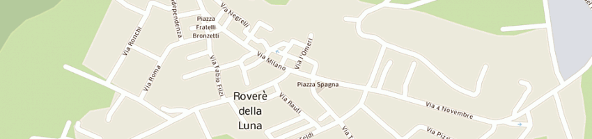 Mappa della impresa vigili del fuoco volontari rovere della luna a ROVERE DELLA LUNA