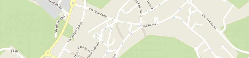 Mappa della impresa bacci roberto a TAVARNELLE VAL DI PESA