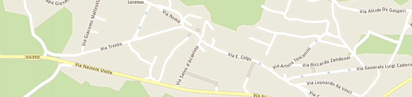 Mappa della impresa pizzeria scoiattolo a FOLGARIA