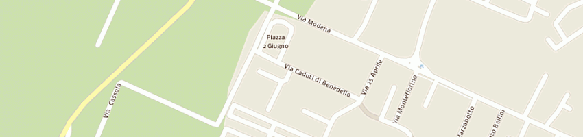 Mappa della impresa la capannina di rinaldi e nicolini (snc) a SAN GIOVANNI IN PERSICETO