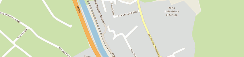 Mappa della impresa romagnoli renzo a MERANO