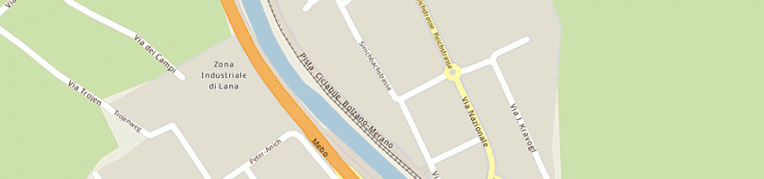Mappa della impresa bergo luigi a MERANO