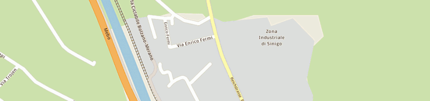 Mappa della impresa bar turismo sas di solin guido e co a MERANO