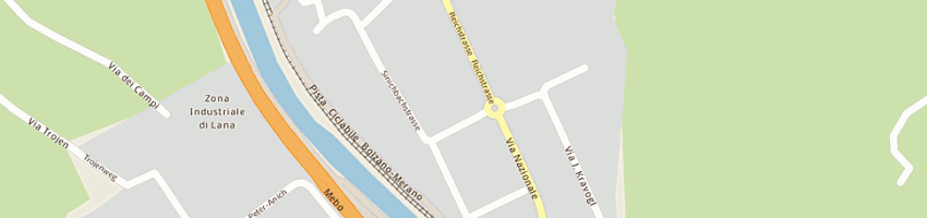 Mappa della impresa schnitzer johann e co (sas) a MERANO