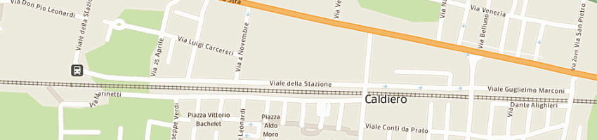 Mappa della impresa poste italiane spa a CALDIERO